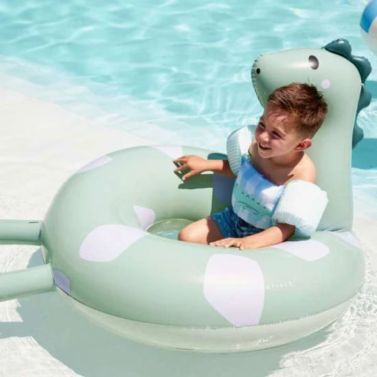 Swim Essentials aufblasbares Schwimmring in Dinosaurierform – Durchmesser 95 cm, geeignet für Kinder und Erwachsene