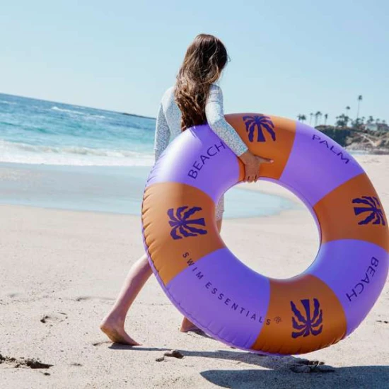 Aufblasbarer Schwimmring Palm Trees 120 cm Swim Essentials Palmenmotiv