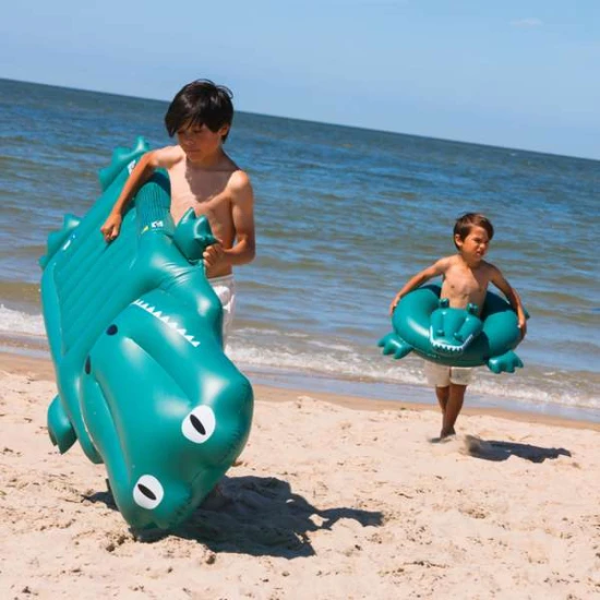 Aufblasbares Krokodil