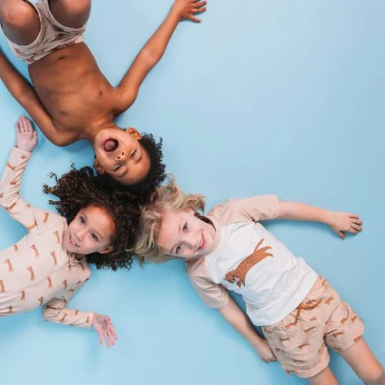 Schwimmshirt mit LSF 50+ Brown Leopard Swim Essentials