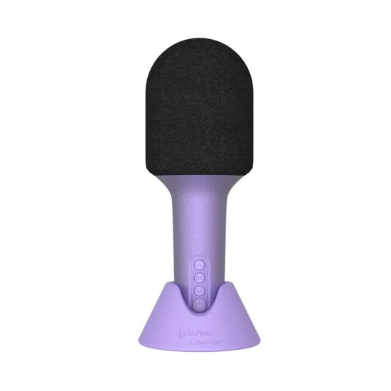 Lila Mikrofon Glitter Grove Purple – Bluetooth-Mikrofon mit Glitzer, Stimmeffekten und Spaß für Kinder.