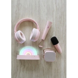 Tanzende Lampe Regenbogen rosa