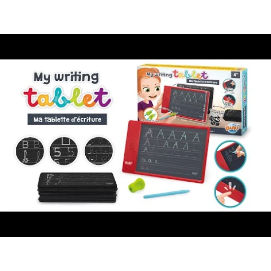 Elektronisches Tablet zum Zeichnen und Üben des Schreibens von Buchstaben und Zahlen