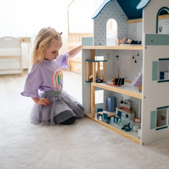 Puppenhaus Barbara mit Zubehör – 2Kids Toys 2D33837