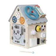 Ein Haus mit Schlössern Grau