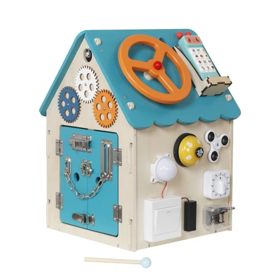 Ein Haus mit Schlössern Türkis