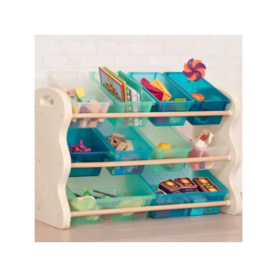 Spielzeug-Organizer mit Aufbewahrungsboxen