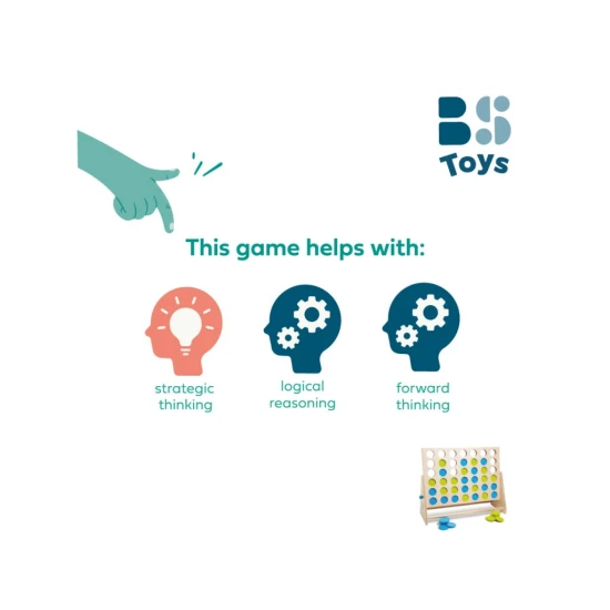 Mega-Spiel – Vier in einer Reihe – BS Toys BS_GA279