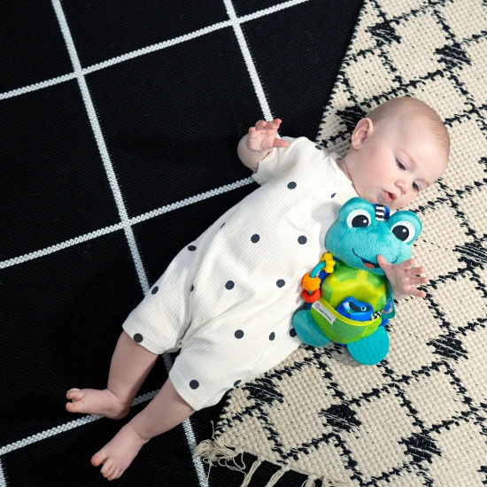 Aktivitätsspielzeug mit C-Ring Schildkröte Neptune’s Sensory Sidekick™ 0M+ Aktivitätsspielzeug mit C-Ring Schildkröte Neptune’s Sensory Sidekick™ 0M+ Baby Einstein 13156-6