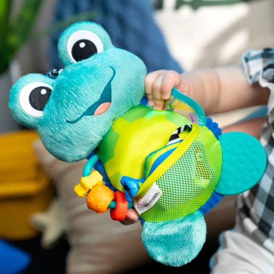 Aktivitätsspielzeug mit C-Ring Schildkröte Neptune’s Sensory Sidekick™ 0M+ Aktivitätsspielzeug mit C-Ring Schildkröte Neptune’s Sensory Sidekick™ 0M+ Baby Einstein 13156-6