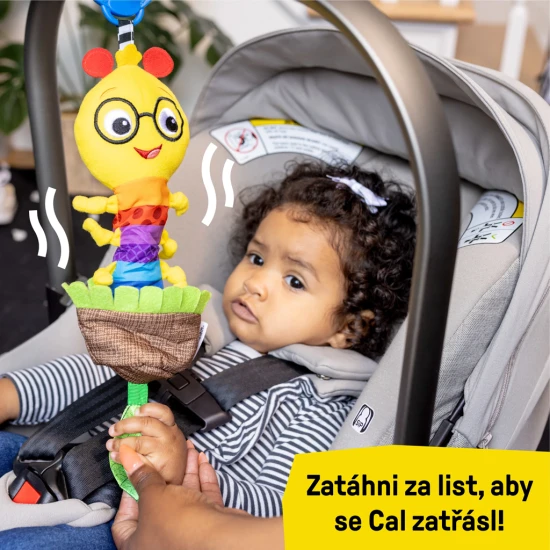 Ziehspielzeug mit Rassel am C-Ring Cal-a-Puller™ 0M+ Ziehspielzeug mit Rassel am C-Ring Cal-a-Puller™ 0M+ Baby Einstein 16887-6