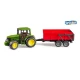 Farmer Traktor John Deere mit Anhänger – Bruder 1072BRUD02057