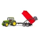 Farmer Traktor John Deere mit Anhänger – Bruder 1072BRUD02057