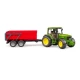 Farmer Traktor John Deere mit Anhänger – Bruder 1072BRUD02057