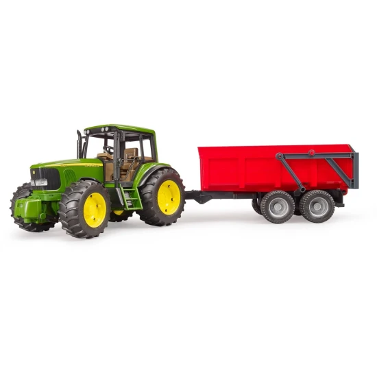 Farmer Traktor John Deere mit Anhänger – Bruder 1072BRUD02057