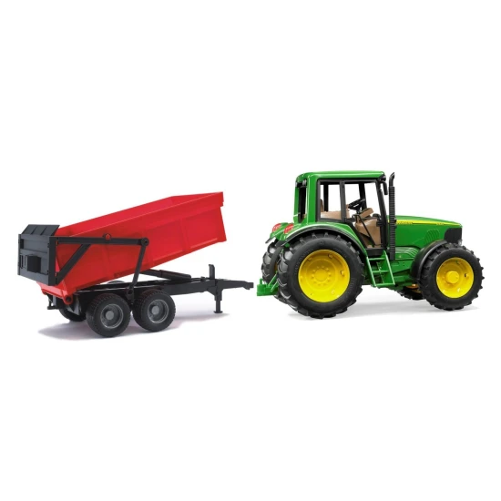 Farmer Traktor John Deere mit Anhänger – Bruder 1072BRUD02057