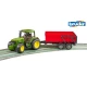 Farmer Traktor John Deere mit Anhänger – Bruder 1072BRUD02057
