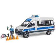 Baufahrzeuge MB Sprinter Polizei mit Blaulicht