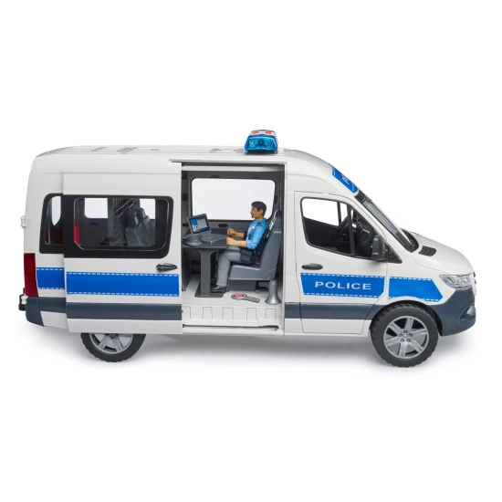 Baufahrzeuge MB Sprinter Polizei mit Blaulicht – Bruder 1072BRUD02683