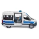Baufahrzeuge MB Sprinter Polizei mit Blaulicht – Bruder 1072BRUD02683