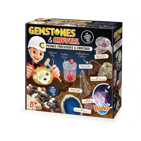 Entdecken Sie die Welt der Mineralien und Kristalle direkt zu Hause – unterhaltsame Wissenschaft für Kinder!