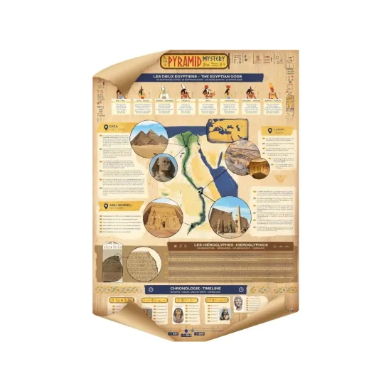 Geheimnisse der Pyramiden – Archäologie-Set zur Entdeckung der Geheimnisse des alten Ägypten