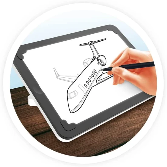 Tragbares Tablet mit Hintergrundbeleuchtung für Freihandzeichnen, Skizzieren und Comic-Erstellen.