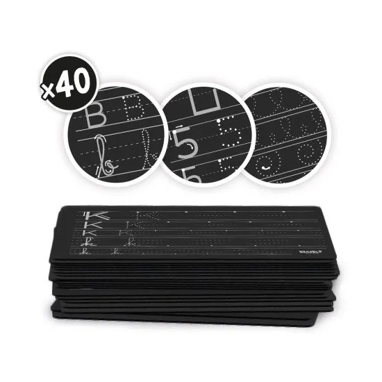 Elektronisches Tablet zum Zeichnen und Üben des Schreibens von Buchstaben und Zahlen