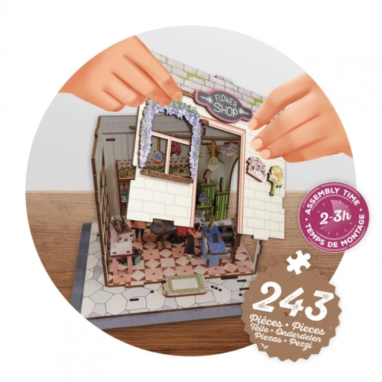 DIY Blumenladen Diorama Buki Miniatur Blumenladen Bastelset