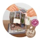 DIY Blumenladen Diorama Buki Miniatur Blumenladen Bastelset