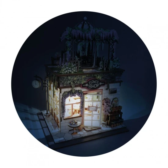 DIY Blumenladen Diorama Buki Miniatur Blumenladen Bastelset