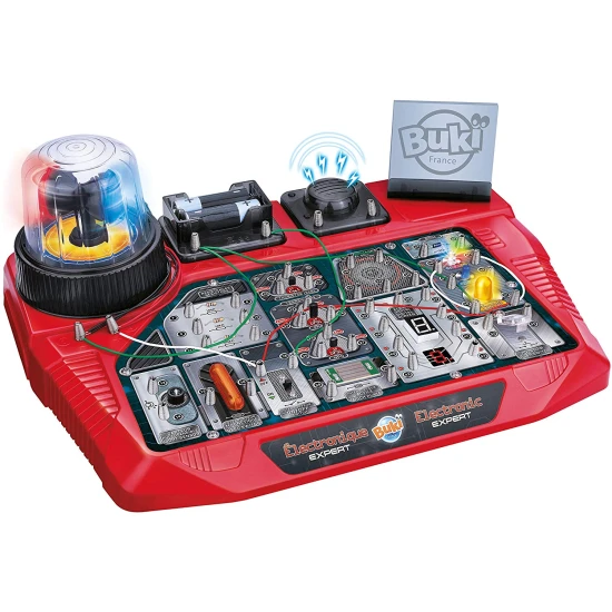 Ein elektronischer Bausatz zum Erstellen verschiedener elektronischer Schaltkreise