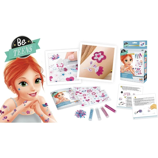 Glitzer-Tattoo-Set zum Selbermachen für Kinder