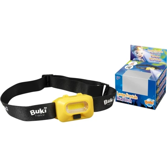 Praktische LED-Stirnlampe mit vier Leuchtmodi für zu Hause und draußen. 