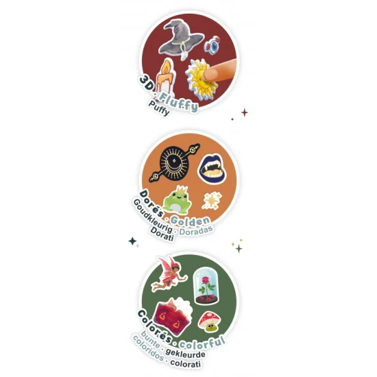 Buki Sticker-Set 200+ Fantasy mit Fantasy-Motiven