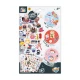 Buki France Sticker-Set 200+ Manga Buki Sticker-Set 200+ Manga mit Manga und Kawaii Motiven