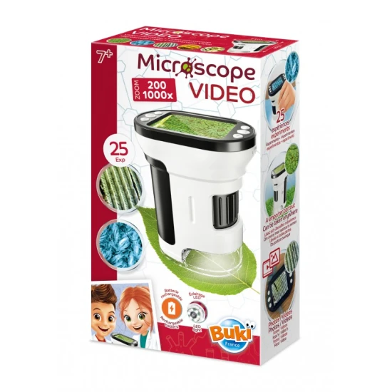 Tragbares Video Mikroskop Buki mit Bildschirm für Kinder
