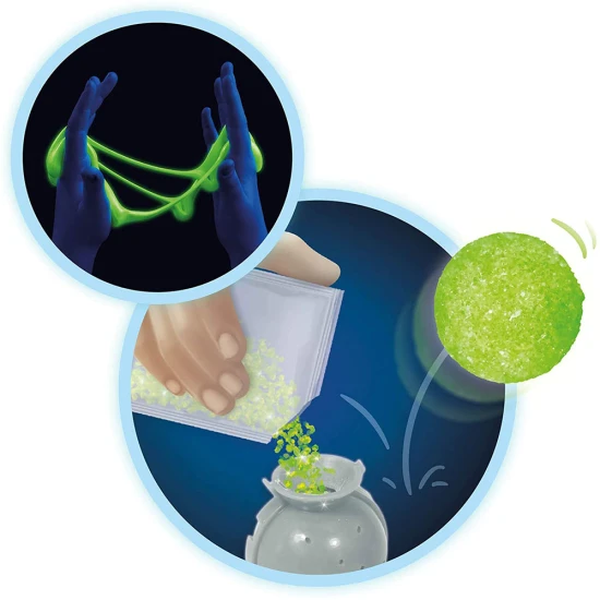 MEGA-Experimente mit Lumineszenz ist ein chemisches Set zum Experimentieren und Herstellen von Fluo- (Leuchtstoffen) und Glow-Stoffen (Lumineszenzstoffen). 