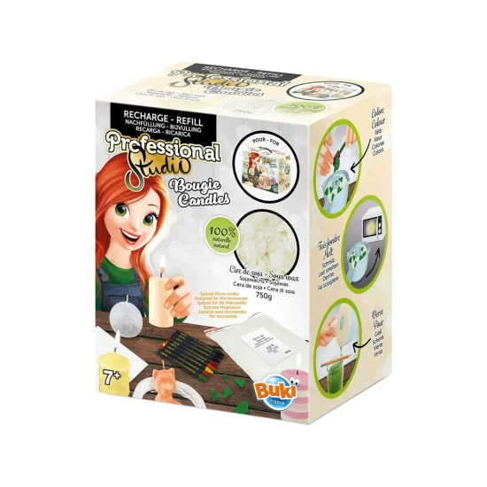 Ersatzwachs für selbstgemachte Kerzen für Kinder