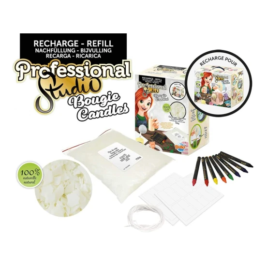 Ersatzwachs für selbstgemachte Kerzen für Kinder