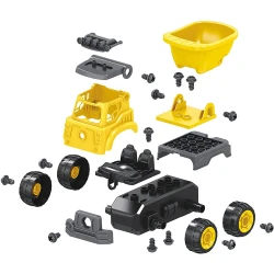 Bauen Sie das ferngesteuerte Bauauto zusammen