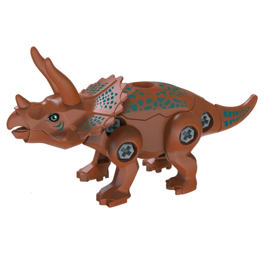 Ein Bausatz aus drei Dinosauriern für Dinosaurierliebhaber, die gerne basteln.