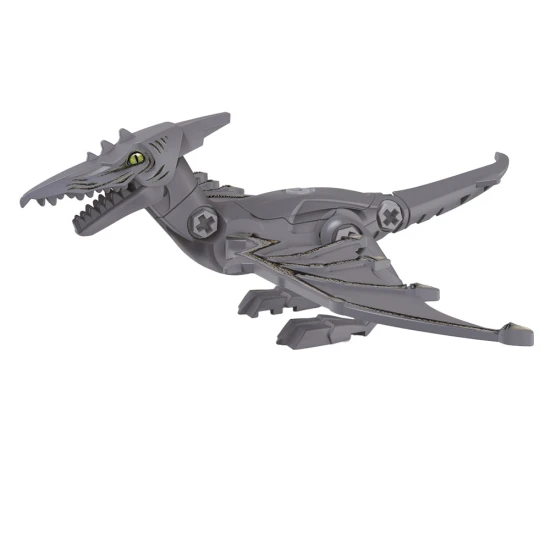 Ein Bausatz aus drei Dinosauriern für Dinosaurierliebhaber, die gerne basteln.