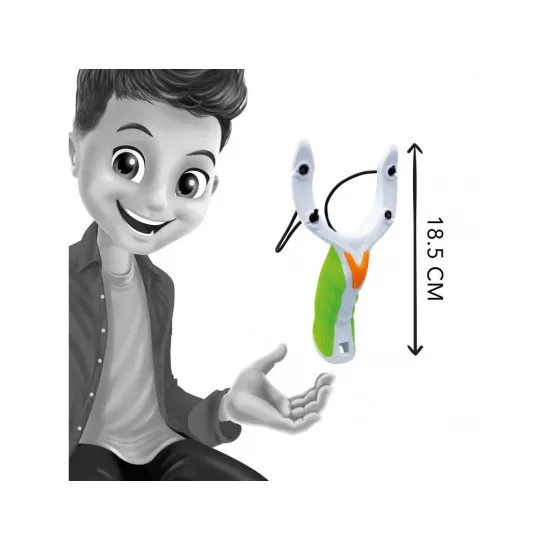 Endloser Spaß mit der Schaumstoff-Dartschleuder.