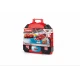 Carrera Speed Arena Disney Cars – 2,77 m Rennbahn mit Blesk McQueen und Dinoco Cruz, Geschwindigkeitsregler, Runden-Zähler und Disney Cars Dekoration