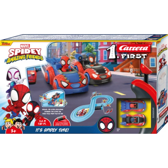 Rennstrecke Carrera FIRST Spidey Web Spin 2.4 m Rennstrecke Carrera FIRST Spidey Web Spin 2.4 m – Carrera GCO1035