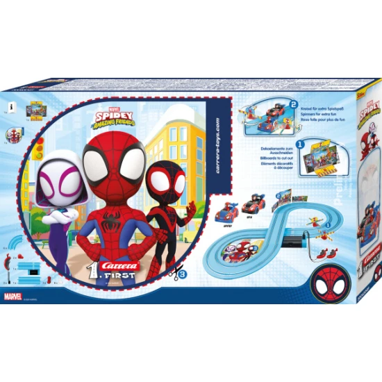 Rennstrecke Carrera FIRST Spidey Web Spin 2.4 m Rennstrecke Carrera FIRST Spidey Web Spin 2.4 m – Carrera GCO1035