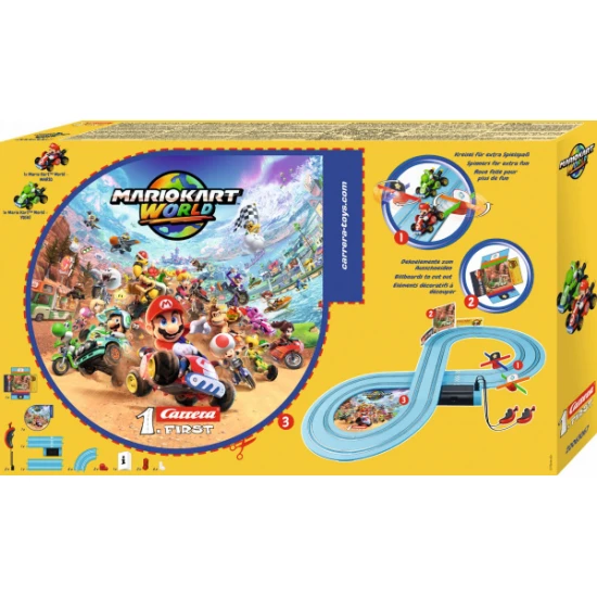 Rennstrecke Carrera FIRST Mario Kart World 2.4 m Rennstrecke Carrera FIRST Mario Kart World 2.4 m – Carrera GCO1045