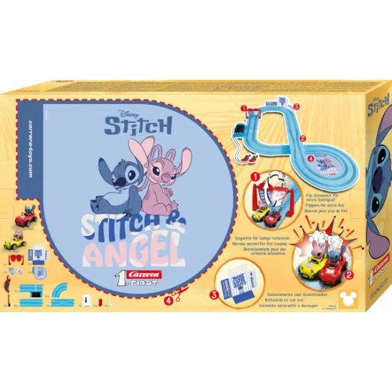 Rennstrecke Carrera FIRST Disney Stitch 2.9 m Rennstrecke Carrera FIRST Disney Stitch 2.9 m – Carrera GCO1047