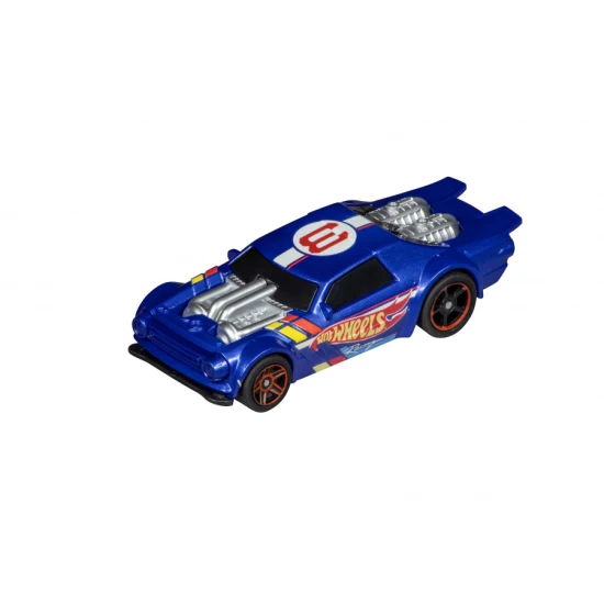 Carrera GO Challenger Hot Wheels Autorennbahn mit einem Night Shifter Auto auf einer 6 m langen Strecke.